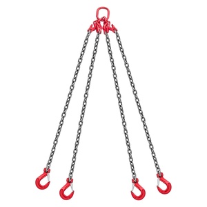 image:imageVEVOR Chain Sling 38 inch x 10 ft Lifting Chains with Hooks G80 Engine Chain Hoist Lifts 18400 lbs8 Ton Lifting Sling Chains for Engine Hoist Engine Lift Chain with 4 Leg Grab Hooks amp Adjusters38 Inch x 10 FT Adjustable