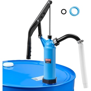 image:imageVEVOR Drum Pump 95 oz Per Stroke LeverAction Barrel Pump Fits 555 Gallon Drums with 3Section Suction Tube Assembly amp Hose Hand Operated Designed to Transfer Water Alcohol Corrosive LiquidsLeverAction Barrel Pump