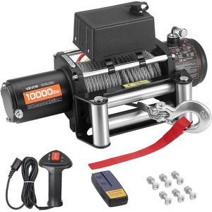 image:imageVEVOR Electric Winch 10000 lbs Load Capacity 12V DC Truck Winch with 2164 in x 65 ft Steel Rope Wireless amp Wired Remote Control IP55 Waterproof for Towing SUV Jeep Trailer Boat OffRoad Vehicle