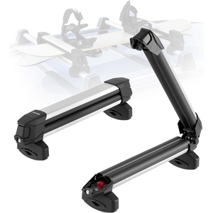 image:imageVEVOR Folding Hitch Mounted Ski amp Snowboard Rack Fits 2Inch Receiver Carries up to 6 Pairs of Skis or 4 Snowboards Adjustable HitchMounted Rack for Car with Key Lock Security Strap Tilt AccessRoof Rack Full