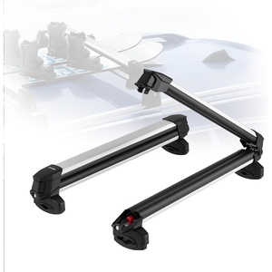 image:imageVEVOR Folding Hitch Mounted Ski amp Snowboard Rack Fits 2Inch Receiver Carries up to 6 Pairs of Skis or 4 Snowboards Adjustable HitchMounted Rack for Car with Key Lock Security Strap Tilt AccessRoof Rack Universal
