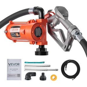 image:imageVEVOR Fuel Transfer Pump 12V DC 15 GPM Cast Iron Diesel Transfer Pump Kit with Manual Nozzle Discharge Hose Overheat Protection Power Cable ExplosionProof for Gasoline Diesel Kerosene amp More768 x 669 x 669 in