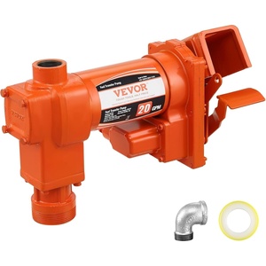 image:imageVEVOR Fuel Transfer Pump 12V DC 20 GPM 14 HP High Flow Cast Iron Gasoline Extractor Pump with Fuel Collection Box Design for Gasoline Diesel Kerosene Ethanol amp Methanol Blends and Biodiesel12V 20GPM without Accessories