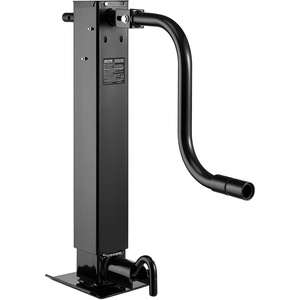 image:imageVEVOR HeavyDuty Trailer Jack 12000 lbs Load Capacity Sidewind Square Direct Weldon Trailer Jack with Handle Crank Adjustable Drop Leg 26Inch Travel for Lifting RV Utility Yacht Trailers12000lbs 26 inch Stroke