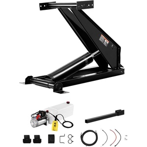 image:imageVEVOR Hydraulic Dump Lift Kit 17600 lb8 T Dump Trailer Hydraulic Scissor Hoist Kit Standard Kit Hydraulic Dump Bed Kit with 12V Hydraulic Pump Unit Suitable for Scissor Lift Dump Trailers Trucks22 000 lb10 T