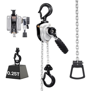 image:imageVEVOR Manual Lever Chain Hoist 14T 550LBS Capacity Heavy Duty Come Along 10FT Lift G80 Alloy Steel Chain with Dual Pawl Mechanical Brake360Rotating Hooks for Warehouse Construction Garage550LBS 10FT