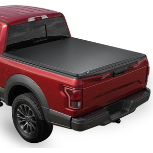 image:imageVEVOR Retractable Tonneau Cover 55 ft Hard Retractable Tonneau Cover with Builtin Drainage Pipe for 20092024 Ford F150 Crew Cab Customized Design with DoubleLock amp TSlot68 ft