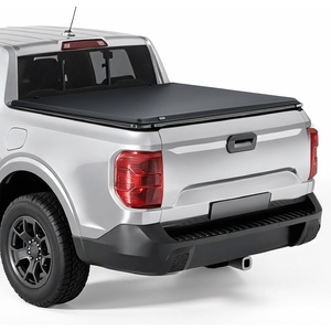 image:imageVEVOR Retractable Tonneau Cover 55 ft Hard Retractable Tonneau Cover with Builtin Drainage Pipe for 20092024 Ford F150 Crew Cab Customized Design with DoubleLock amp TSlot45 ft