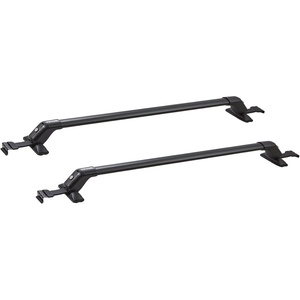 image:imageVEVOR Roof Rack Cross Bars Aluminum Roof Rack Crossbars Fit Roof Without Side Rail 155 lbs Load Capacity Adjustable Bare Roof Crossbars with Locks for SUVs Sedans and Vans