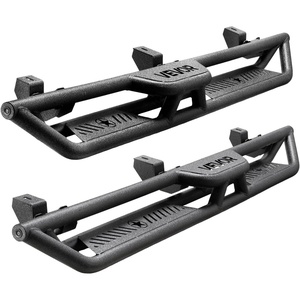 image:imageVEVOR Running Boards Compatible with 20182025 Jeep Wrangler JL 4 Door 6 Inches Side Steps Black Carbon Steel Nerf Bars 550 lbs Load Capacity Wide NonSlip Hollow Surface with Rustproof Coating1825 Jeep Wrangler JL 4 Door