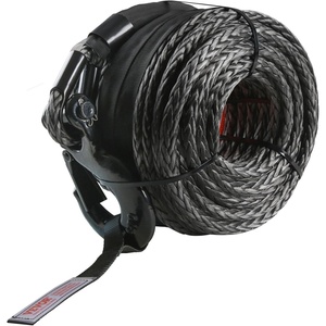 image:imageVEVOR Synthetic Winch Rope 38 Inch x 100 Feet 26500 lbs Synthetic Winch Line Cable Rope with Protective Sleeve  Forged Winch Hook  Pull Strap Universal Fit for SUV Large OffRoad Vehicle Truck12  92 FT