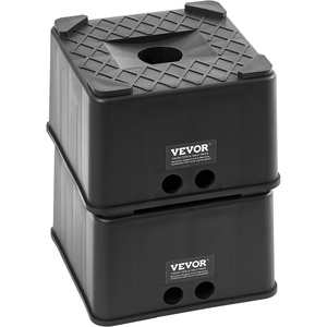 image:imageVEVOR Trailer Jack Block 6 High Heavy Duty RV Leveling Block with 6000 lbs Capacity RV Jack Stand Motorcycle Stand Stool Camper Accessories for Travel Trailers 5th Wheels Class AC Motorhomes2 PCS