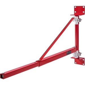 image:imageVEVOR Wall Mount Jib Crane 1320 lbs Max Load Capacity Electric Scaffolding Lift Electric Hoist Holder Swing Arm with Pole Steel Hoist Frame 180 Swivel Scaffold Lifting Arm for Electric Hoist6601320 LBS
