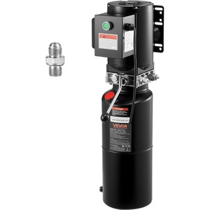 image:imageVevor 12VDC Hydraulic Pump 15 Quart 39 Gallon Double Acting Metal Reservoir Hydraulic Pump Unit Remotely Controlled for Dump Trailer Industrial amp Scientific10 Quart