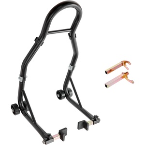 image:imagevevor Motorcycle Stand Lift 850lbs Front Rear Combo Stand Lift Stand Front Wheel Fork Stands Rear UL Fork Swingarm Spool Stands Compatible with Most Yamaha Honda Kawasaki Suzuki Motorcycles Black  850lbs Capacity Front Wheel Fork Stand Rear UL Fork Swingarm Spool Stands Compatible with Yamaha Honda Kawasaki SuzukiBlack