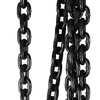 image:imageHappybuy 10FT Chain Sling 516 Inch X 10 FT Engine Lift Chain G80 Alloy Steel Engine Chain Hoist Lifts 3 Ton with 4 Leg Grab Hooks Used in Mining Machinery Ports Building10FT