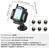 image:imageHappybuy RV Tire Pressure Monitoring System 0199 PSI Trailer TPMS Universal Wireless Alarm Waterproof with 6 Sensors 7 Modes Realtime Display Easy Install