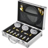image:imageHydraulic Pressure Test Kit 250400600bar 3 Gauges 9 Test Couplings 3 Test Hoses Excavator Hydraulic Test Gauge Set with Portable Carrying Case for Excavator Tractors Construction Machinery3 Gauges 9 Test Couplings