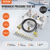 image:imageHydraulic Pressure Test Kit 250400600bar 3 Gauges 9 Test Couplings 3 Test Hoses Excavator Hydraulic Test Gauge Set with Portable Carrying Case for Excavator Tractors Construction Machinery3 Gauges 9 Test Couplings