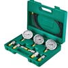 image:imageHydraulic Pressure Test Kit 250400600bar 3 Gauges 9 Test Couplings 3 Test Hoses Excavator Hydraulic Test Gauge Set with Portable Carrying Case for Excavator Tractors Construction Machinery3 Gauges 6 Test Couplings