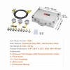 image:imageHydraulic Pressure Test Kit 250400600bar 3 Gauges 9 Test Couplings 3 Test Hoses Excavator Hydraulic Test Gauge Set with Portable Carrying Case for Excavator Tractors Construction Machinery3 Gauges 11 Test Couplings