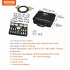 image:imageHydraulic Pressure Test Kit 250400600bar 3 Gauges 9 Test Couplings 3 Test Hoses Excavator Hydraulic Test Gauge Set with Portable Carrying Case for Excavator Tractors Construction Machinery5 Gauges 13 Couplings
