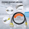 image:imageHydraulic Pressure Test Kit 250400600bar 3 Gauges 9 Test Couplings 3 Test Hoses Excavator Hydraulic Test Gauge Set with Portable Carrying Case for Excavator Tractors Construction Machinery5 Gauges 13 Couplings