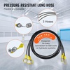 image:imageHydraulic Pressure Test Kit 250400600bar 3 Gauges 9 Test Couplings 3 Test Hoses Excavator Hydraulic Test Gauge Set with Portable Carrying Case for Excavator Tractors Construction Machinery3 Gauges 6 Test Couplings