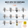 image:imageHydraulic Pressure Test Kit 250400600bar 3 Gauges 9 Test Couplings 3 Test Hoses Excavator Hydraulic Test Gauge Set with Portable Carrying Case for Excavator Tractors Construction Machinery3 Gauges 11 Test Couplings