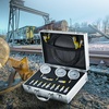 image:imageHydraulic Pressure Test Kit 250400600bar 3 Gauges 9 Test Couplings 3 Test Hoses Excavator Hydraulic Test Gauge Set with Portable Carrying Case for Excavator Tractors Construction Machinery3 Gauges 11 Test Couplings