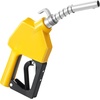 image:imageVEVOR 1 Inch NPT Automatic Fuel Nozzle with Swivel Max Flow Rate 216 GPM Auto Shut Off Diesel Gas Pump Nozzle with 3Speed Trigger Lock amp 1316 in OD301 mm Spout for Gasoline Diesel KeroseneYellow