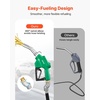 image:imageVEVOR 1 Inch NPT Automatic Fuel Nozzle with Swivel Max Flow Rate 216 GPM Auto Shut Off Diesel Gas Pump Nozzle with 3Speed Trigger Lock amp 1316 in OD301 mm Spout for Gasoline Diesel KeroseneGreen
