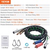 image:imageVEVOR 12FT Semi Truck Air Lines Kit 3in1 Air Hoses amp ABS Power Line for Semi Truck Trailer Tractor 7Way Plug Electrical Cord Cable and Rubber Air Lines Hose Assembly Kit with Hook amp Teflon TapeNo Glad Hands