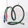 image:imageVEVOR 12FT Semi Truck Air Lines Kit 3in1 Air Hoses amp ABS Power Line for Semi Truck Trailer Tractor 7Way Plug Electrical Cord Cable and Rubber Air Lines Hose Assembly Kit with Hook amp Teflon TapeNo Glad Hands