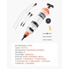 image:imageVEVOR 1500CC Fluid Extractor Manual Automotive Fluid Pump Extractor Oil Syringe with Long Hose and Extension Tubes Easy Oil Change Suction Pump for Lawn Mowers Cars Ships Golf Carts Motorcycles1500CC