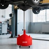 image:imageVEVOR 18 Gallon Waste Oil Drain Tank Industrial Fluid Drain Tank with Adjustable Funnel Height Portable Oil Drainer with Wheels Fluid Fuel Transfer Drainage for Auto Repair Shops Garages Red8 Gallon