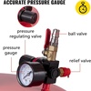 image:imageVEVOR 18 Gallon Waste Oil Drain Tank Industrial Fluid Drain Tank with Adjustable Funnel Height Portable Oil Drainer with Wheels Fluid Fuel Transfer Drainage for Auto Repair Shops Garages Red20 Gallon