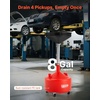 image:imageVEVOR 18 Gallon Waste Oil Drain Tank Industrial Fluid Drain Tank with Adjustable Funnel Height Portable Oil Drainer with Wheels Fluid Fuel Transfer Drainage for Auto Repair Shops Garages Red8 Gallon
