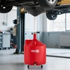 image:imageVEVOR 18 Gallon Waste Oil Drain Tank Industrial Fluid Drain Tank with Adjustable Funnel Height Portable Oil Drainer with Wheels Fluid Fuel Transfer Drainage for Auto Repair Shops Garages Red18 Gallon
