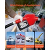 image:imageVEVOR 34Inch NPT Automatic Fuel Nozzle Max Flow Rate 118 GPM Auto Shut Off Diesel Gas Pump Nozzle with 3Speed Trigger Lock amp 078 in OD20 mm Spout for Gasoline Diesel Kerosene YellowRed with 20Ft hose