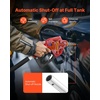image:imageVEVOR 34Inch NPT Automatic Fuel Nozzle Max Flow Rate 118 GPM Auto Shut Off Diesel Gas Pump Nozzle with 3Speed Trigger Lock amp 078 in OD20 mm Spout for Gasoline Diesel Kerosene YellowRed with 20Ft hose