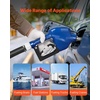 image:imageVEVOR 34Inch NPT Automatic Fuel Nozzle Max Flow Rate 118 GPM Auto Shut Off Diesel Gas Pump Nozzle with 3Speed Trigger Lock amp 078 in OD20 mm Spout for Gasoline Diesel Kerosene Yellow12 Fuel Nozzle