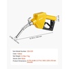 image:imageVEVOR 34Inch NPT Automatic Fuel Nozzle Max Flow Rate 118 GPM Auto Shut Off Diesel Gas Pump Nozzle with 3Speed Trigger Lock amp 078 in OD20 mm Spout for Gasoline Diesel Kerosene Yellow34 Fuel Nozzle