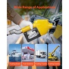 image:imageVEVOR 34Inch NPT Automatic Fuel Nozzle Max Flow Rate 118 GPM Auto Shut Off Diesel Gas Pump Nozzle with 3Speed Trigger Lock amp 078 in OD20 mm Spout for Gasoline Diesel Kerosene Yellow34 Fuel Nozzle