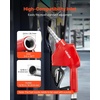 image:imageVEVOR 34Inch NPT Automatic Fuel Nozzle Max Flow Rate 118 GPM Auto Shut Off Diesel Gas Pump Nozzle with 3Speed Trigger Lock amp 078 in OD20 mm Spout for Gasoline Diesel Kerosene YellowRed with 20Ft hose