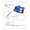 image:imageVEVOR 34Inch NPT Automatic Fuel Nozzle Max Flow Rate 118 GPM Auto Shut Off Diesel Gas Pump Nozzle with 3Speed Trigger Lock amp 078 in OD20 mm Spout for Gasoline Diesel Kerosene Yellow12 Fuel Nozzle