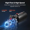 image:imageVEVOR 8 Quart Hydraulic Power Unit Double Acting Dump Trailer Pump 3200 PSI Max Relief Pressure amp 091 GPM Flow Rate DC 12V Hydraulic Pump with Metal Reservoir for Dump Trailer Car Lifting