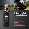 image:imageVEVOR 8 Quart Hydraulic Power Unit Double Acting Dump Trailer Pump 3200 PSI Max Relief Pressure amp 091 GPM Flow Rate DC 12V Hydraulic Pump with Metal Reservoir for Dump Trailer Car Lifting