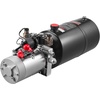 image:imageVEVOR 8 Quart Hydraulic Power Unit Double Acting Dump Trailer Pump 3200 PSI Max Relief Pressure amp 091 GPM Flow Rate DC 12V Hydraulic Pump with Metal Reservoir for Dump Trailer Car Lifting