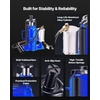 image:imageVEVOR Air Hydraulic Bottle Jack 20 Ton 44092 lbs Capacity 102195 Inch Lifting Range PneumaticManual Heavy Duty Welded Bottle Jack with Pump for Car SUV Pickup Truck RV Auto Repairblue